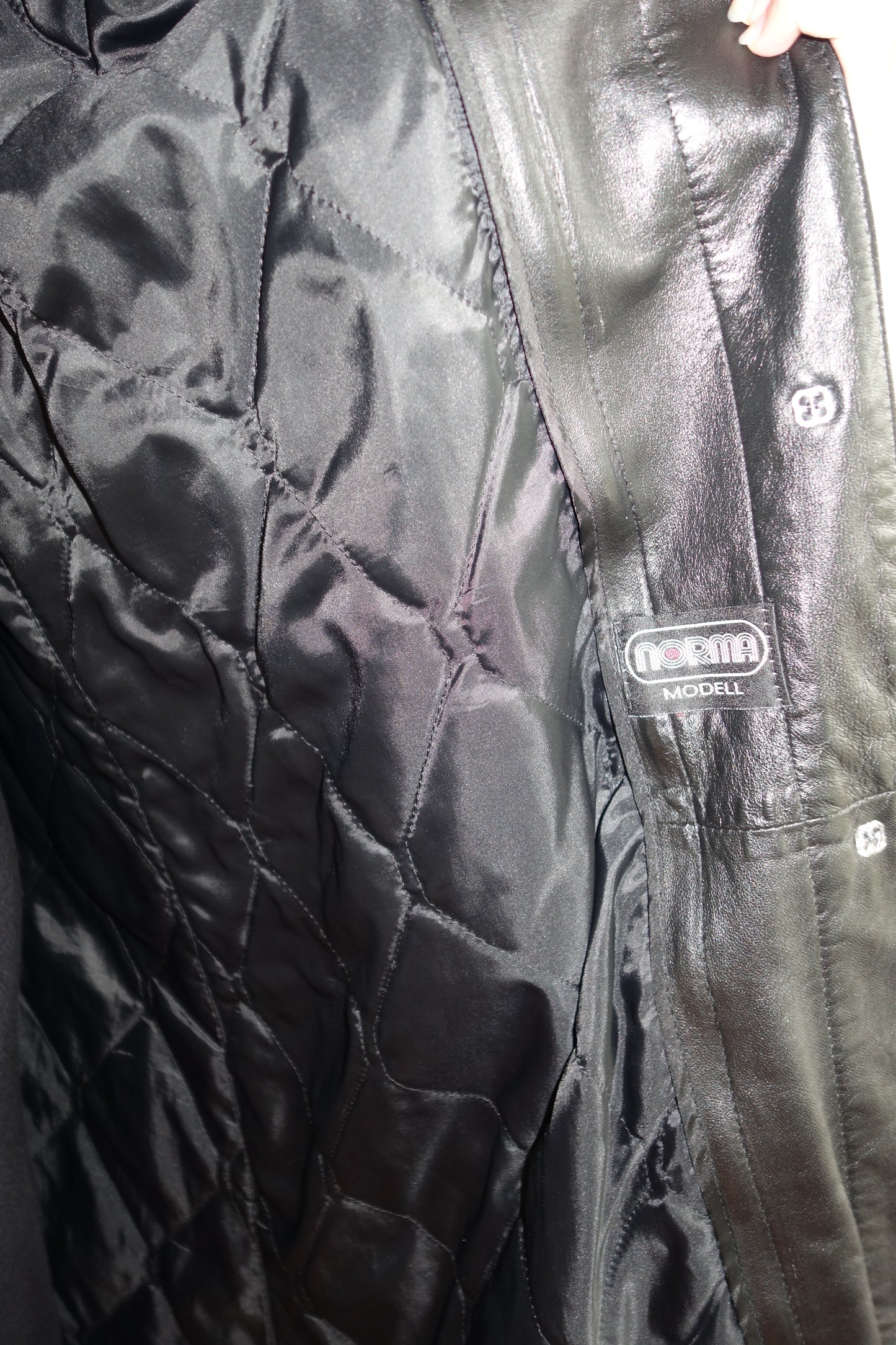 Vintage leather coat