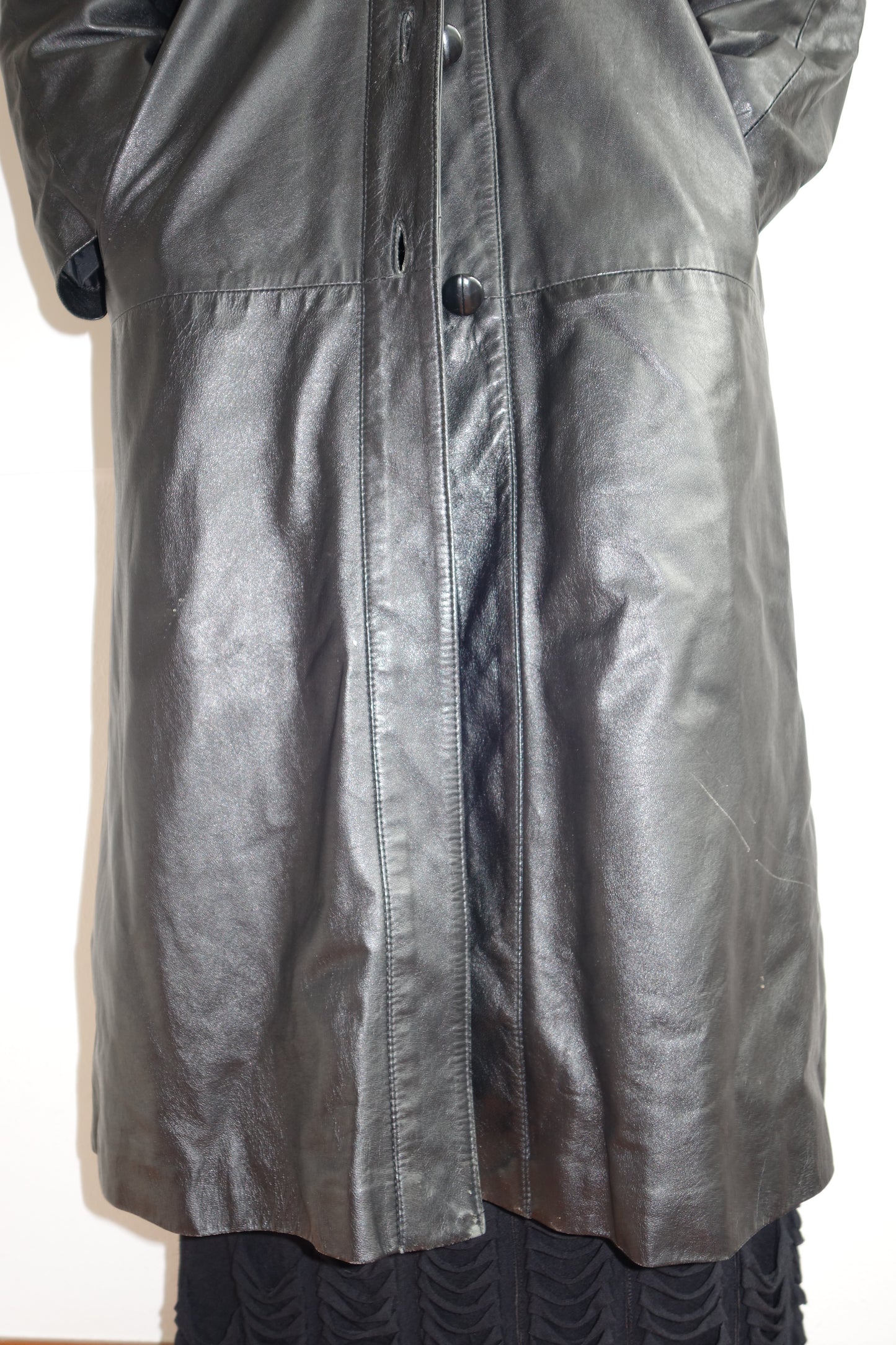 Vintage leather coat