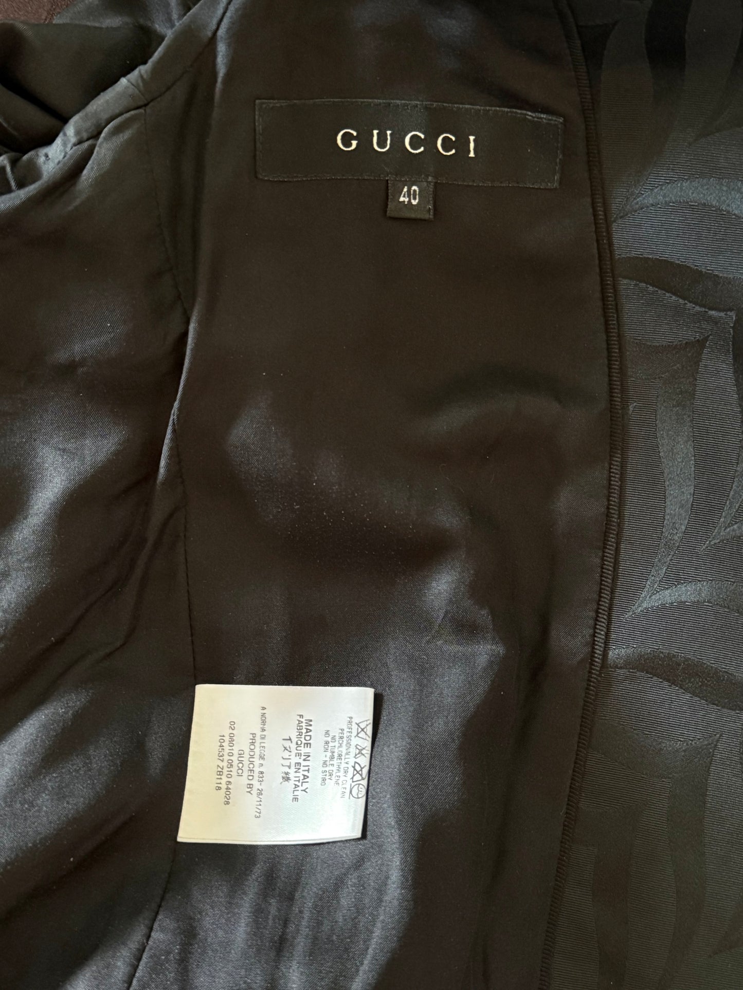 Gucci fw 2002 suit
