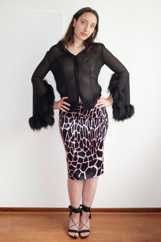 Roberto Cavalli fw 2000 blouse