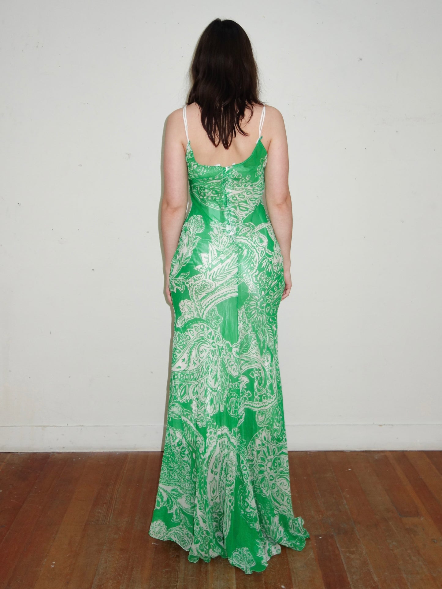 Vintage silk gown