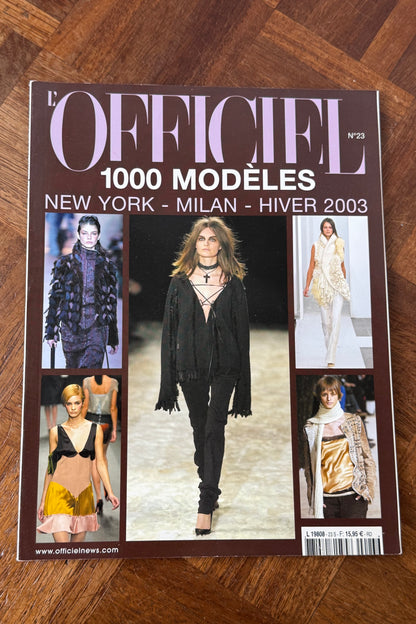 L'officiel 1000 models magazine fw 2002