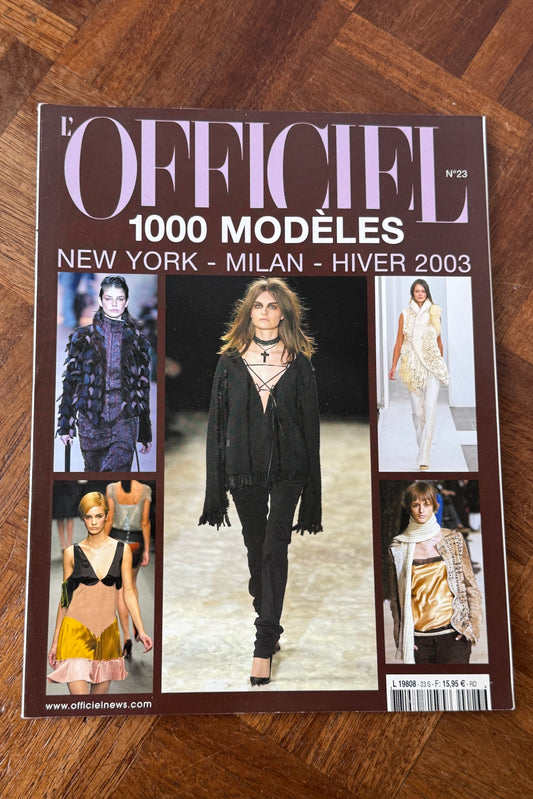 L'officiel 1000 models magazine fw 2002