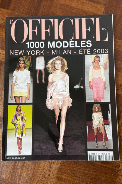 L'officiel 1000 models magazine fw 2003