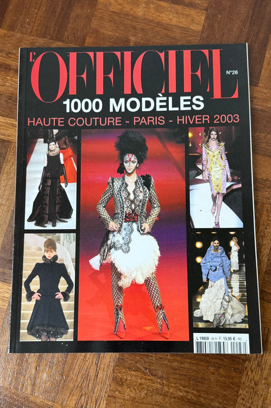 L'officiel 1000 models magazine couture fw 2003