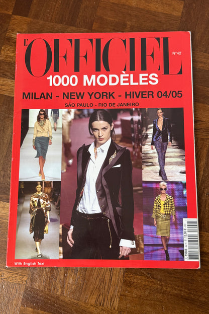 L'officiel 1000 models magazine fw 2004