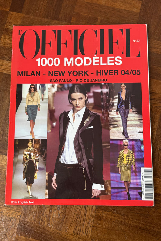 L'officiel 1000 models magazine fw 2004